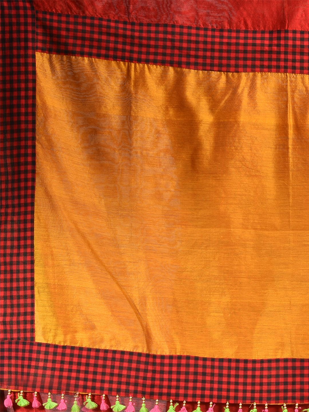 Maroon soft Cotton Hand woven saree