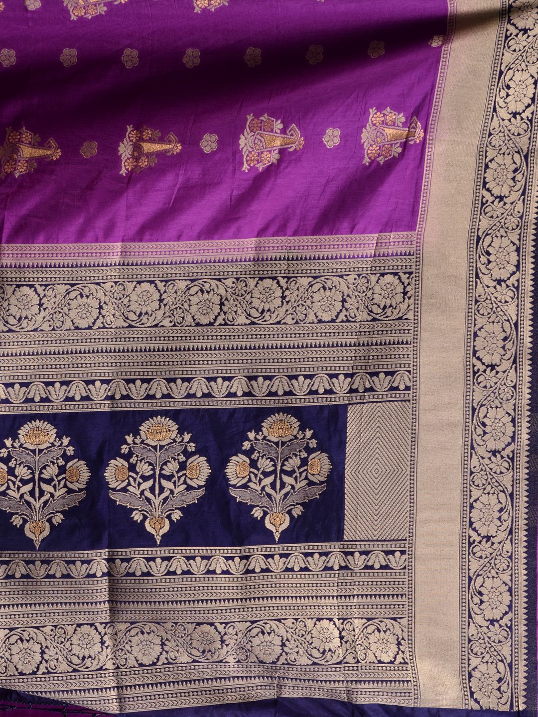 ART SILK BENARASI SAREE WITH JARI