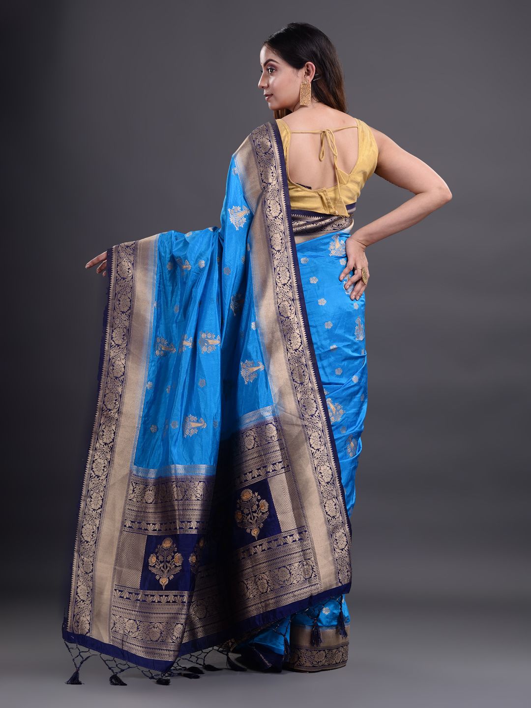 ART SILK BENARASI SAREE WITH JARI