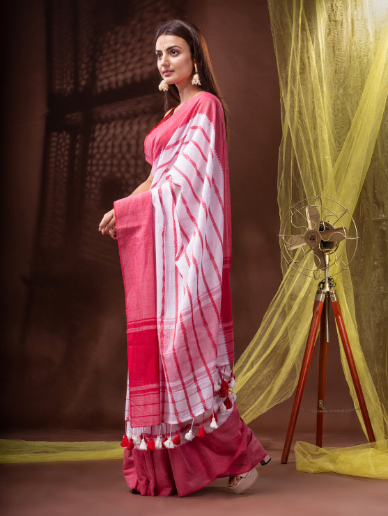 Pure Cotton Bengal Handloom  Soft  begampuri Saree