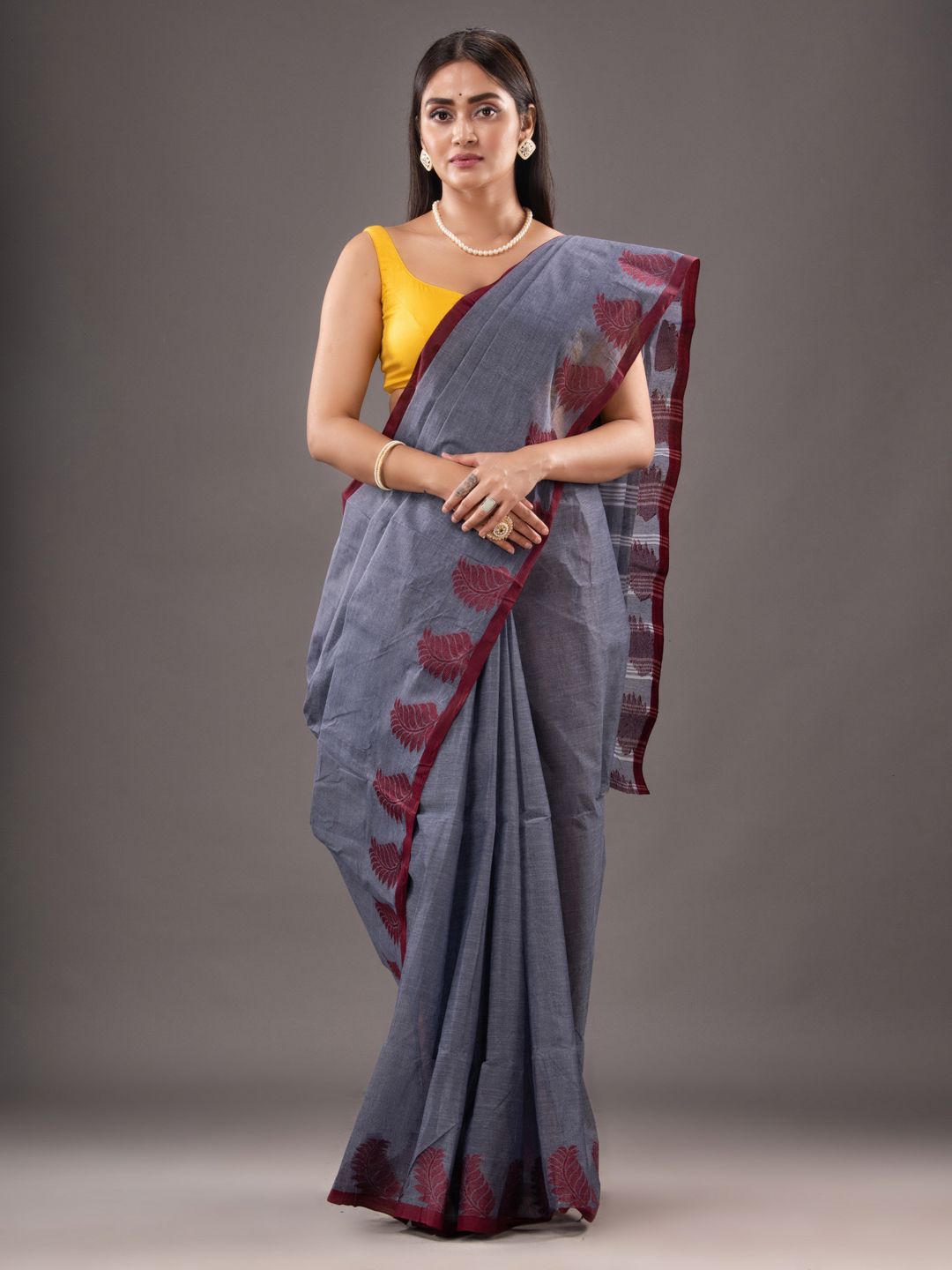 Pure Cotton Hand Woven Tant Saree