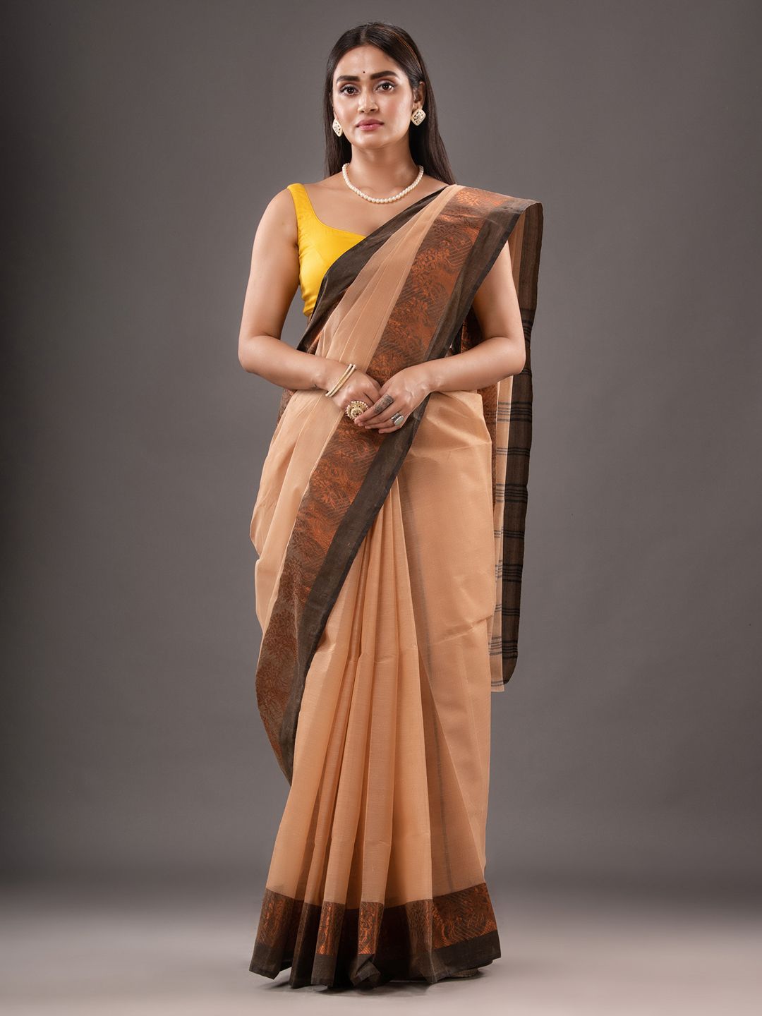 Pure Cotton Hand Woven Tant Saree