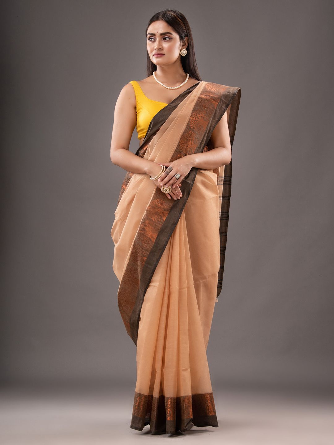 Pure Cotton Hand Woven Tant Saree