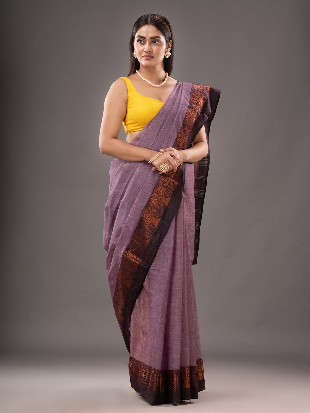 Pure Cotton Hand Woven Tant Saree