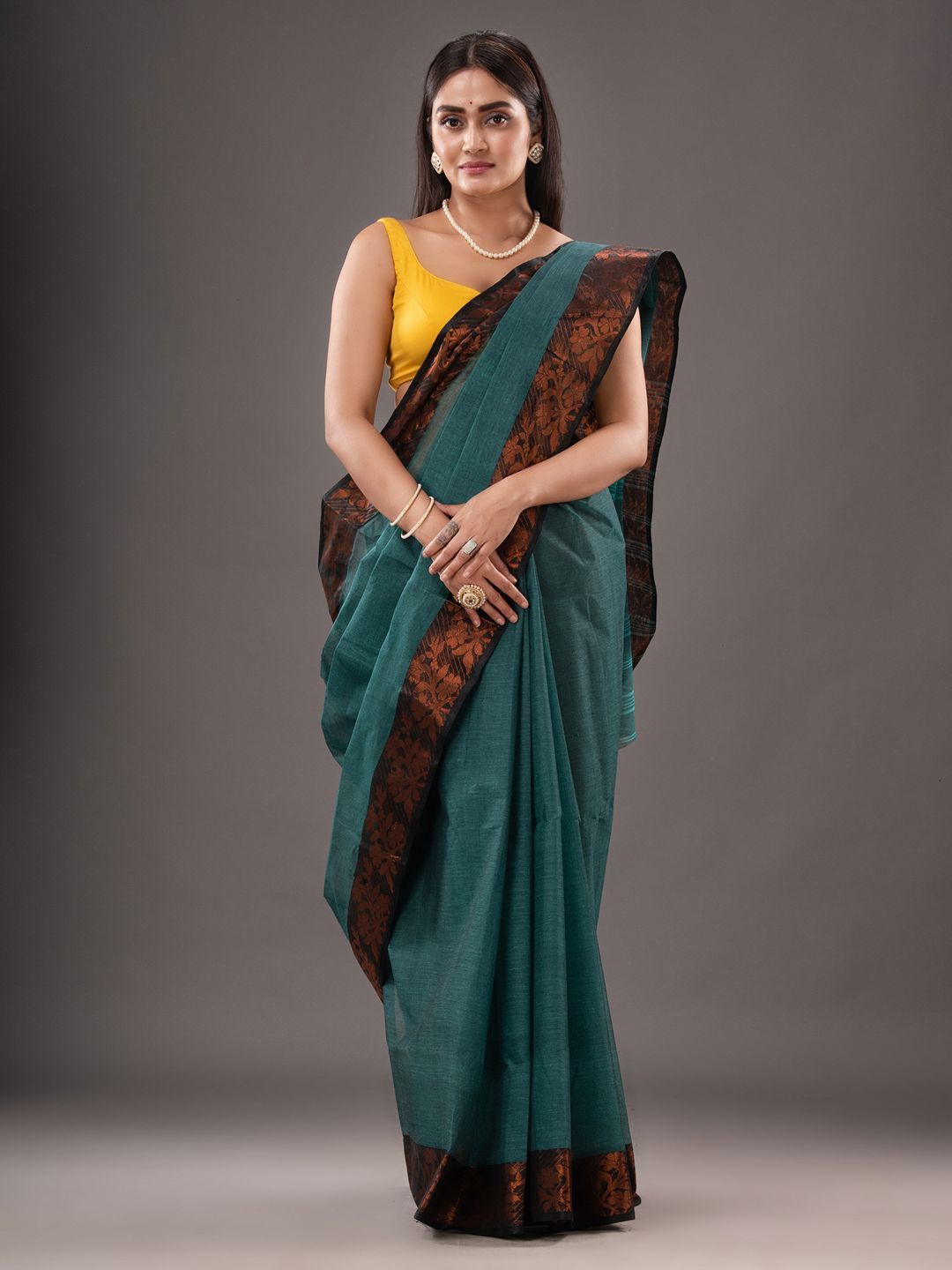 Pure Cotton Hand Woven Tant Saree