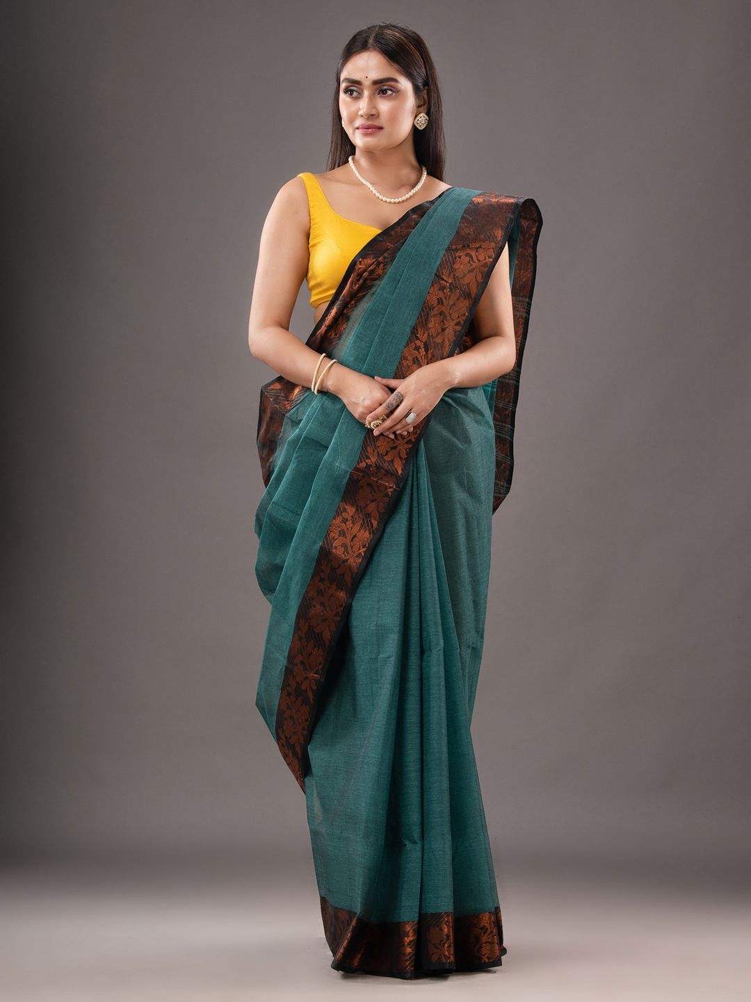 Pure Cotton Hand Woven Tant Saree