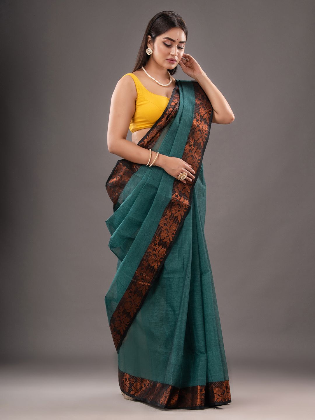 Pure Cotton Hand Woven Tant Saree