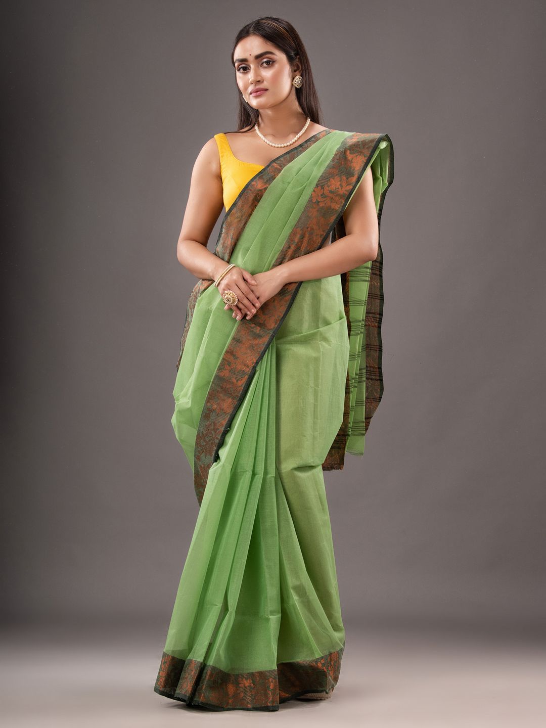 Pure Cotton Hand Woven Tant Saree