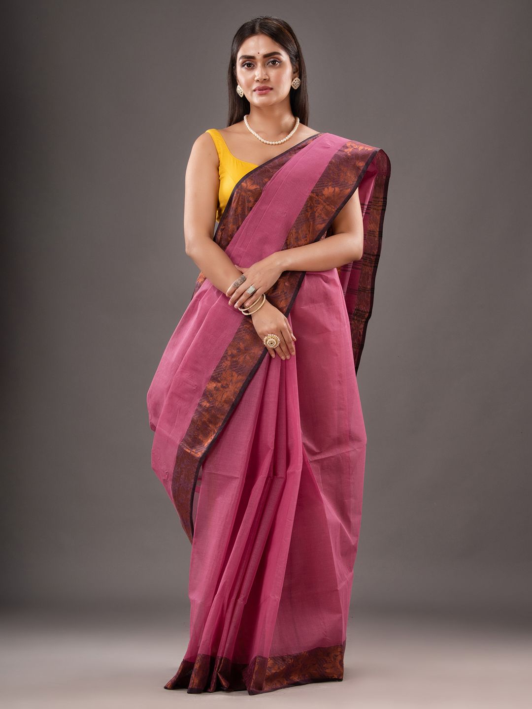 Pure Cotton Hand Woven Tant Saree