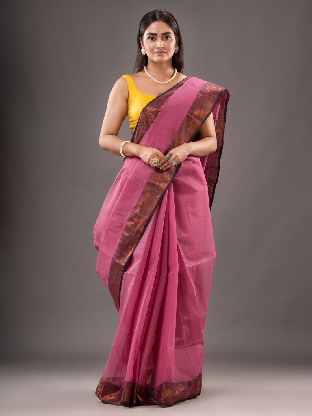 Pure Cotton Hand Woven Tant Saree