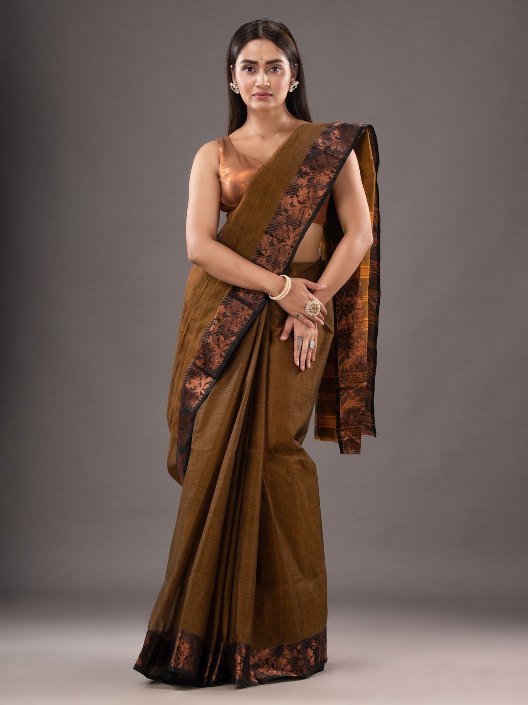 Pure Cotton Hand Woven Tant Saree