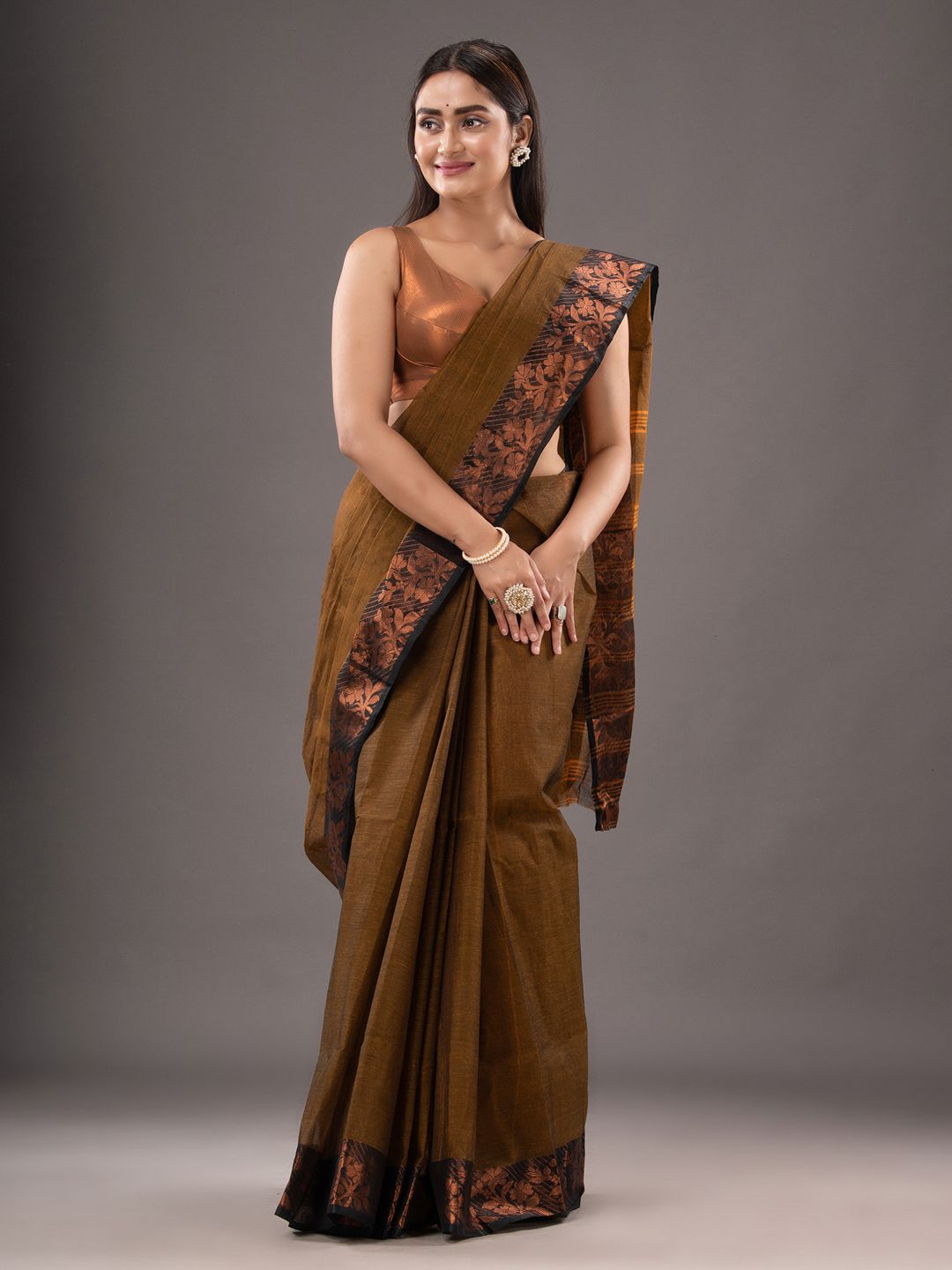 Pure Cotton Hand Woven Tant Saree