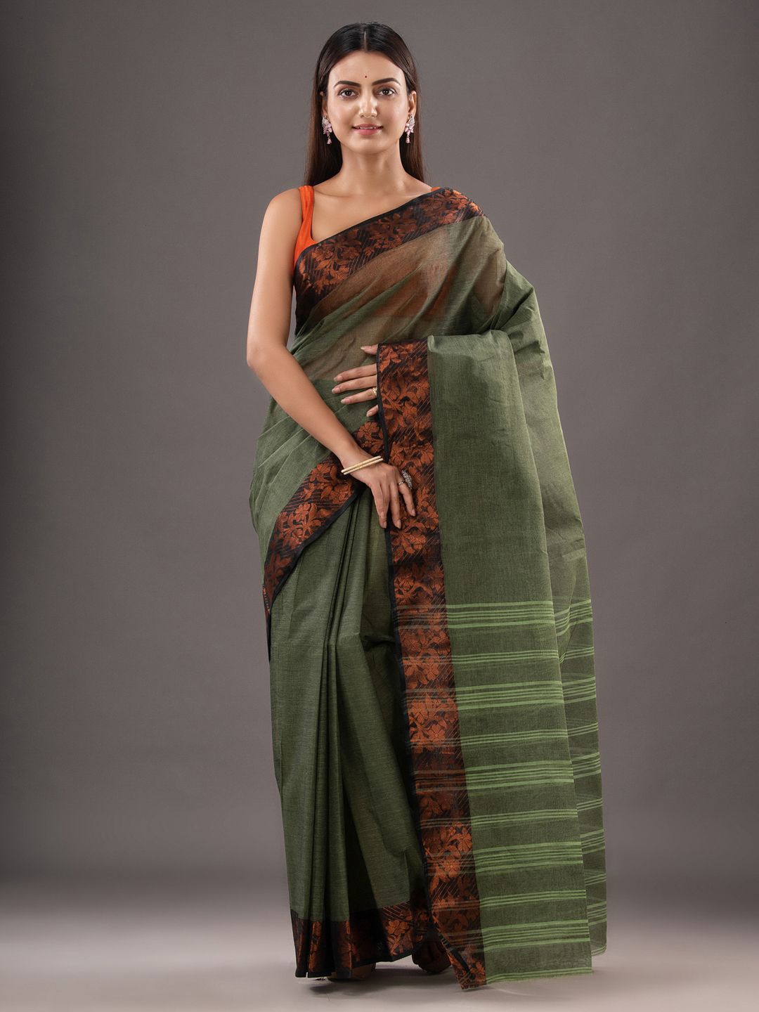 Pure Cotton Hand Woven Tant Saree