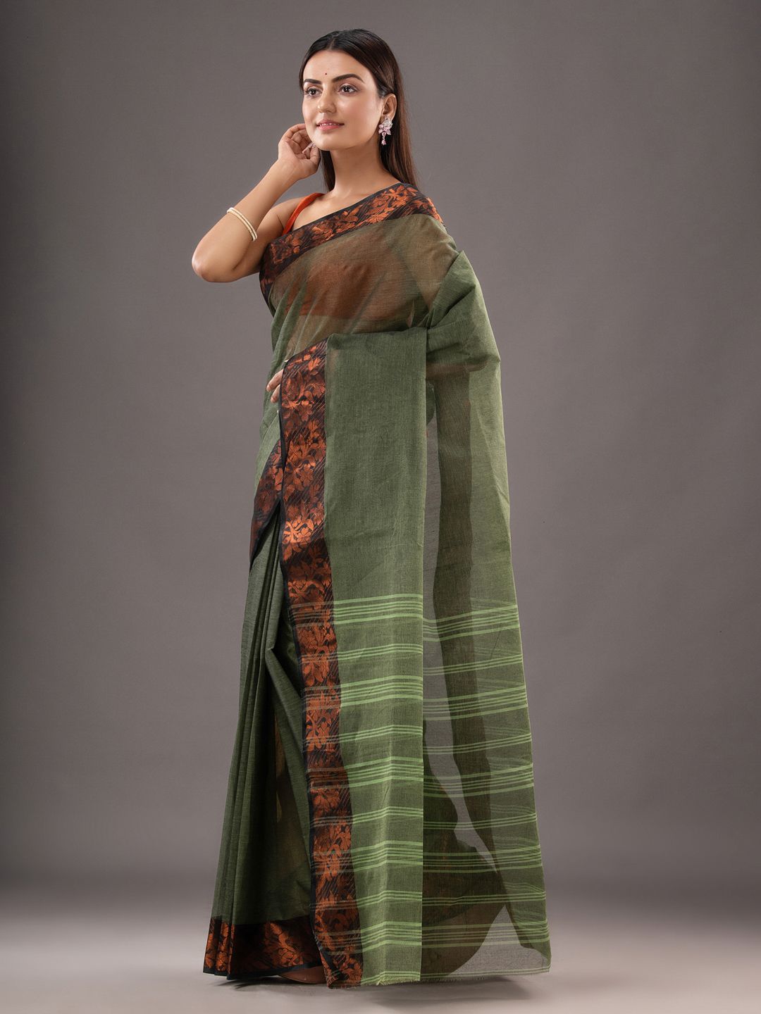 Pure Cotton Hand Woven Tant Saree