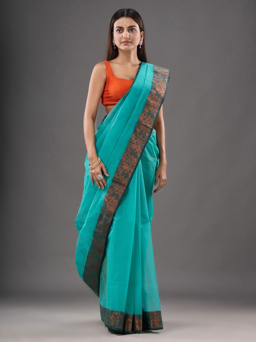 Pure Cotton Hand Woven Tant Saree