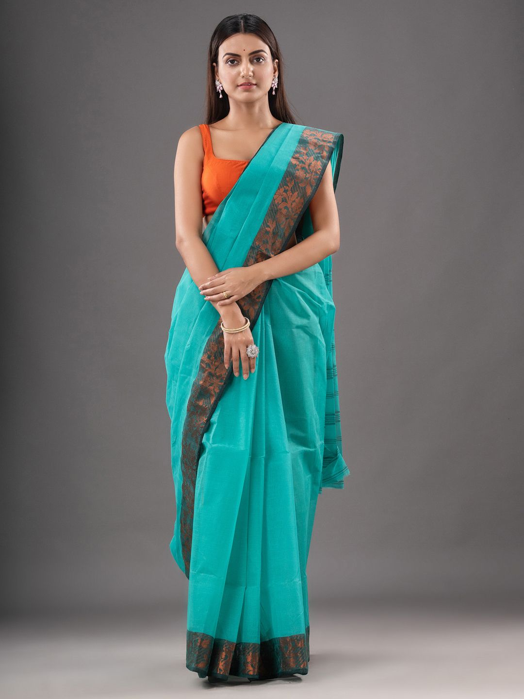 Pure Cotton Hand Woven Tant Saree