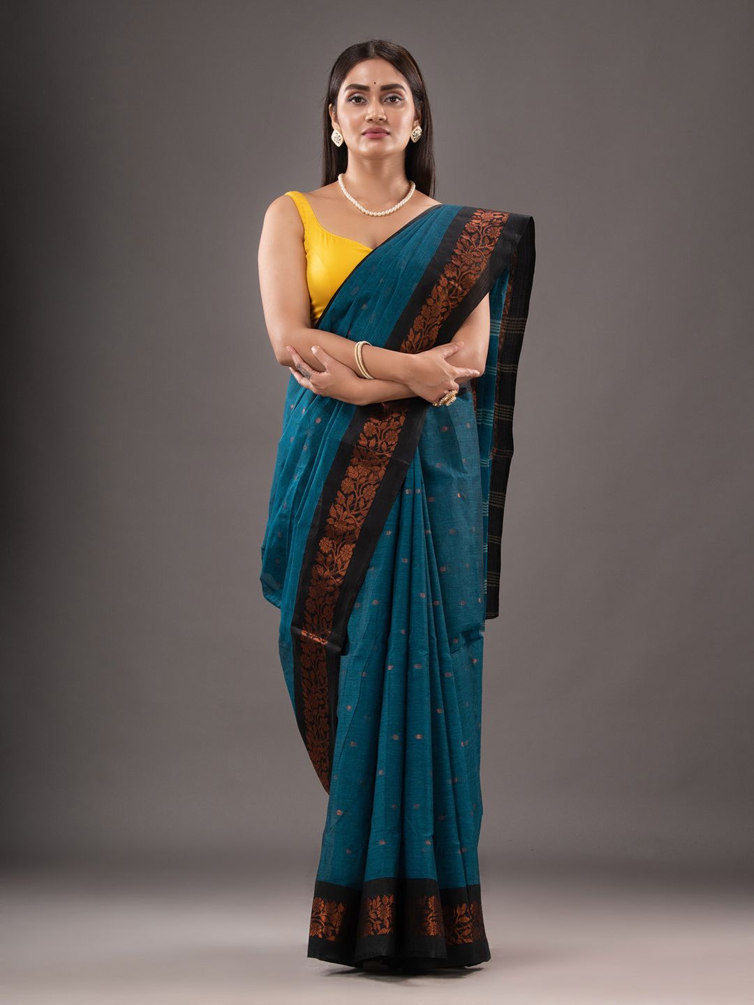 Pure Cotton Hand Woven Tant Saree