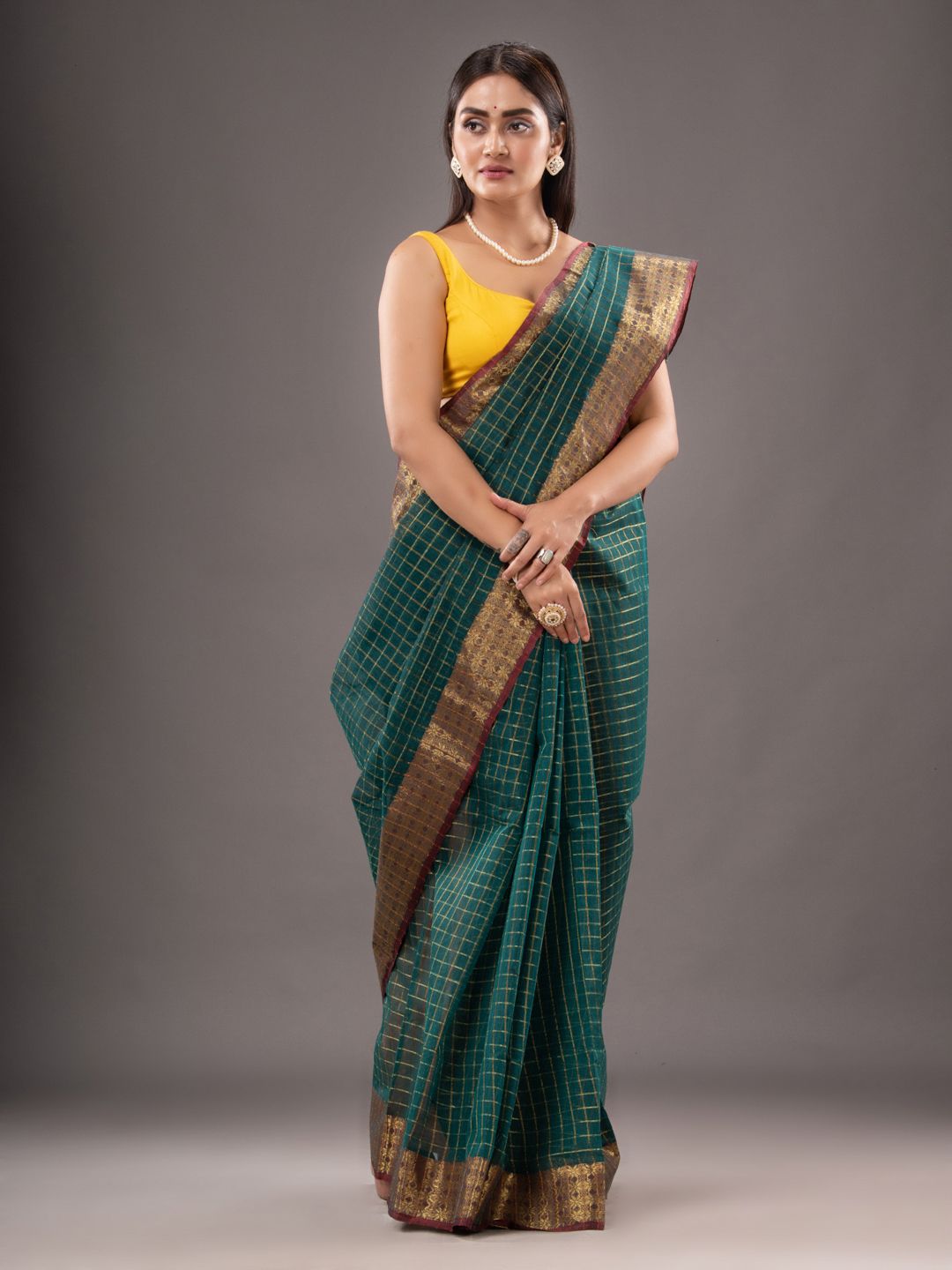 Pure Cotton Hand Woven Tant Saree