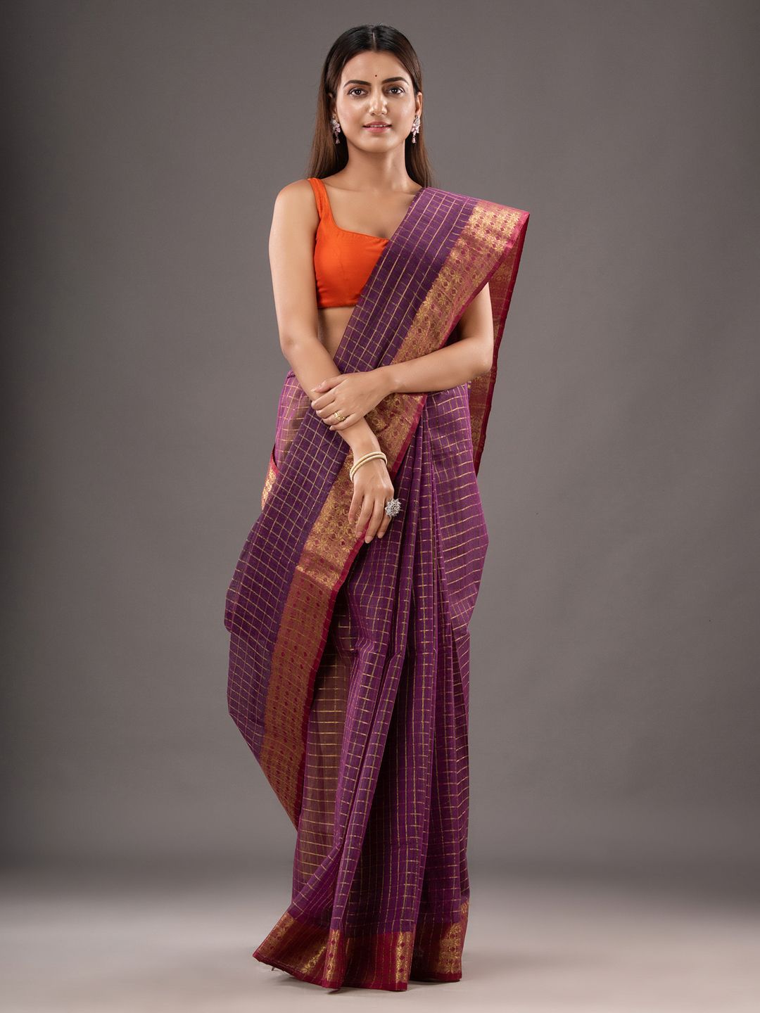 Pure Cotton Hand Woven Tant Saree