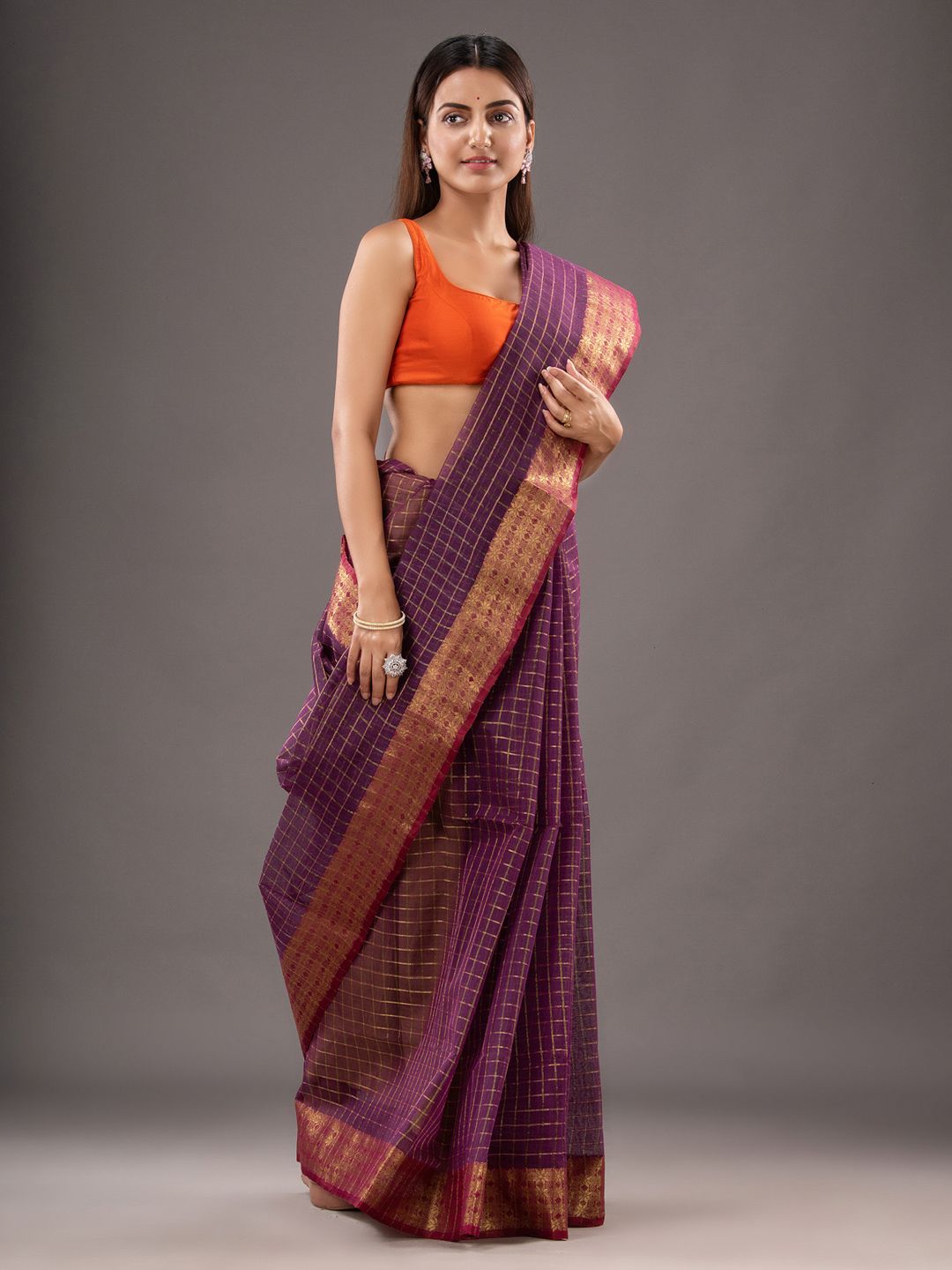 Pure Cotton Hand Woven Tant Saree