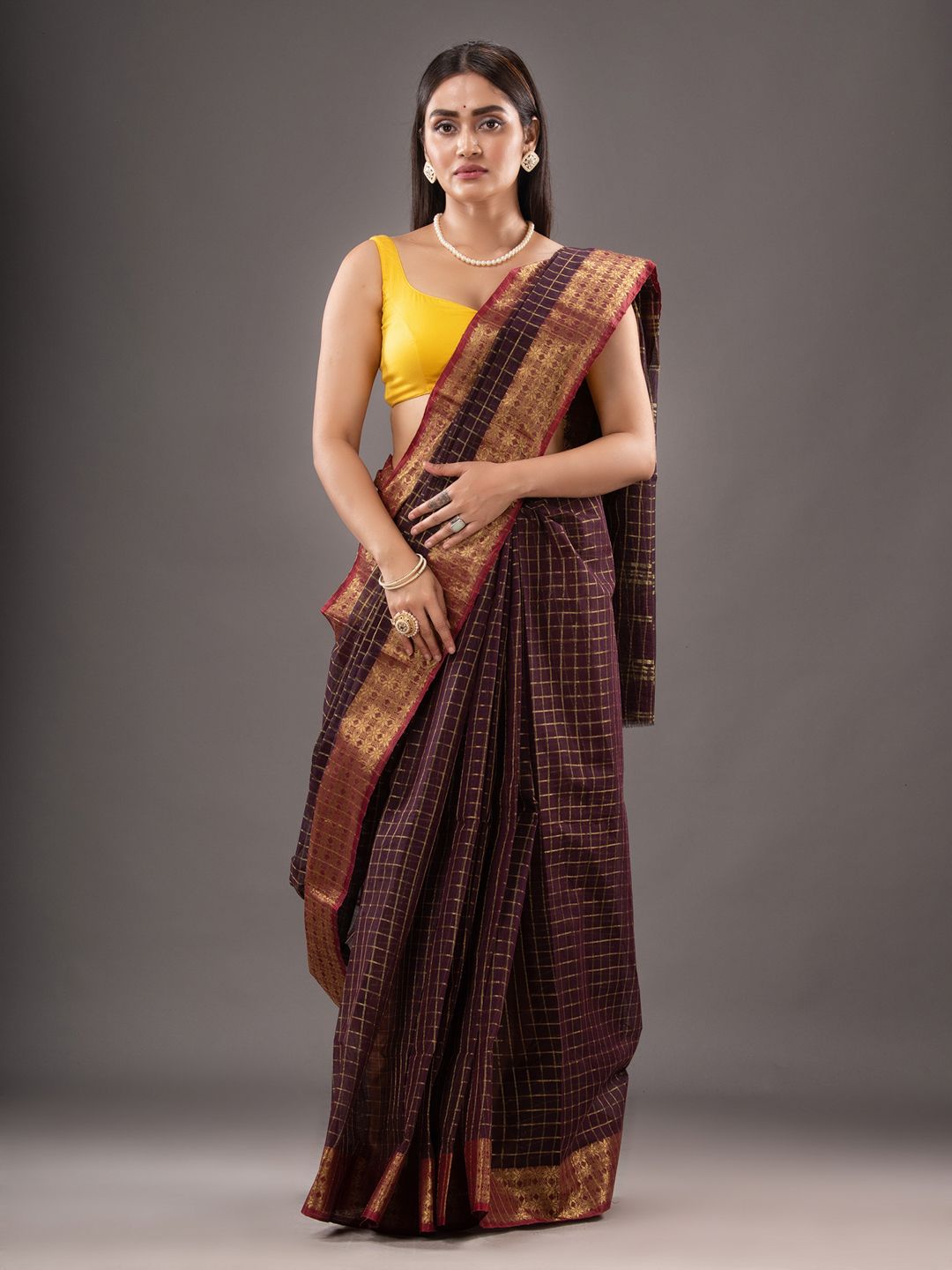 Pure Cotton Hand Woven Tant Saree