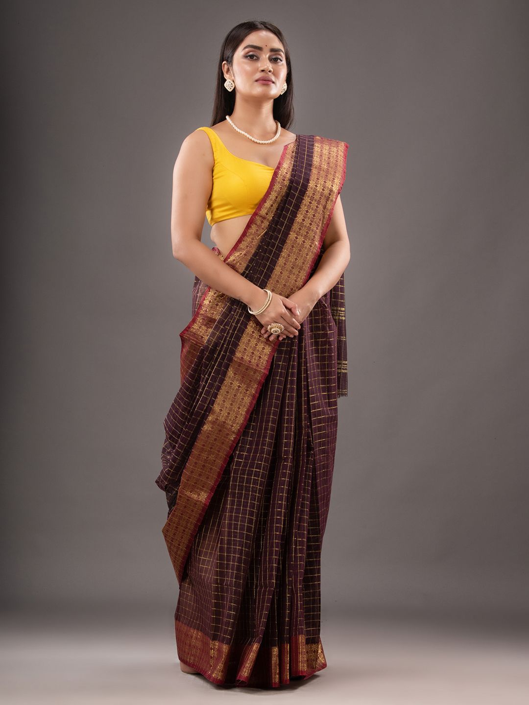 Pure Cotton Hand Woven Tant Saree