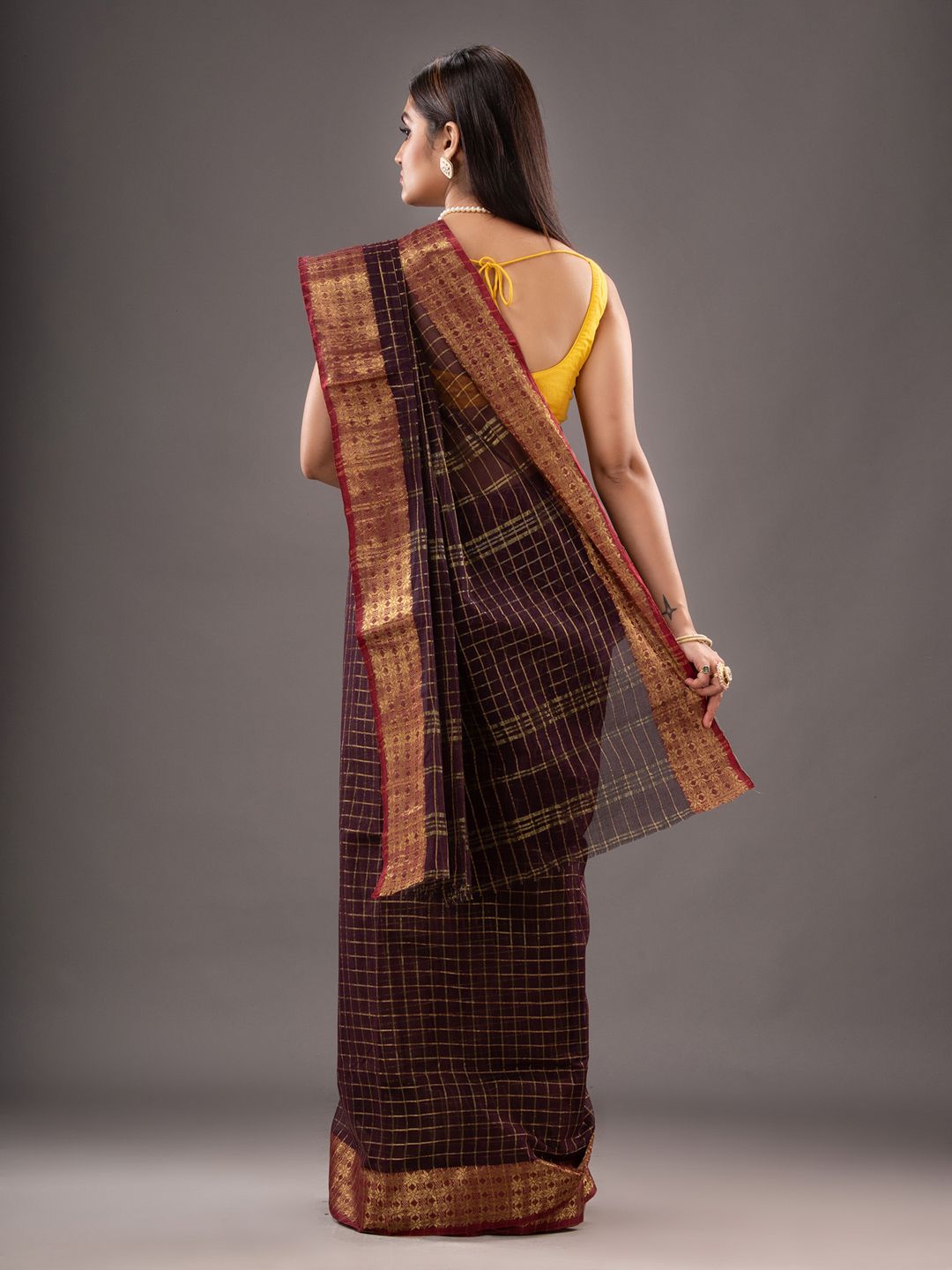 Pure Cotton Hand Woven Tant Saree