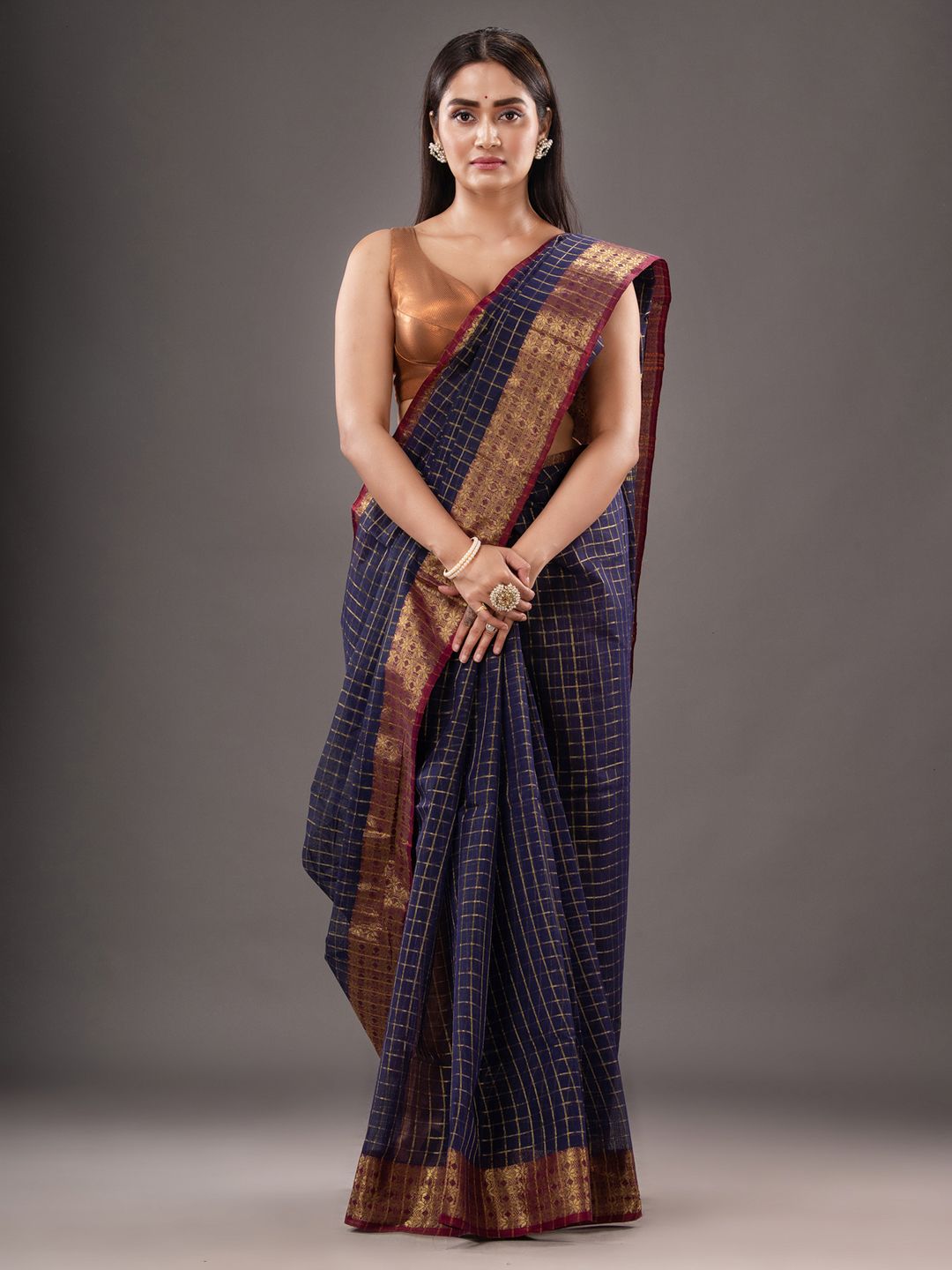 Pure Cotton Hand Woven Tant Saree