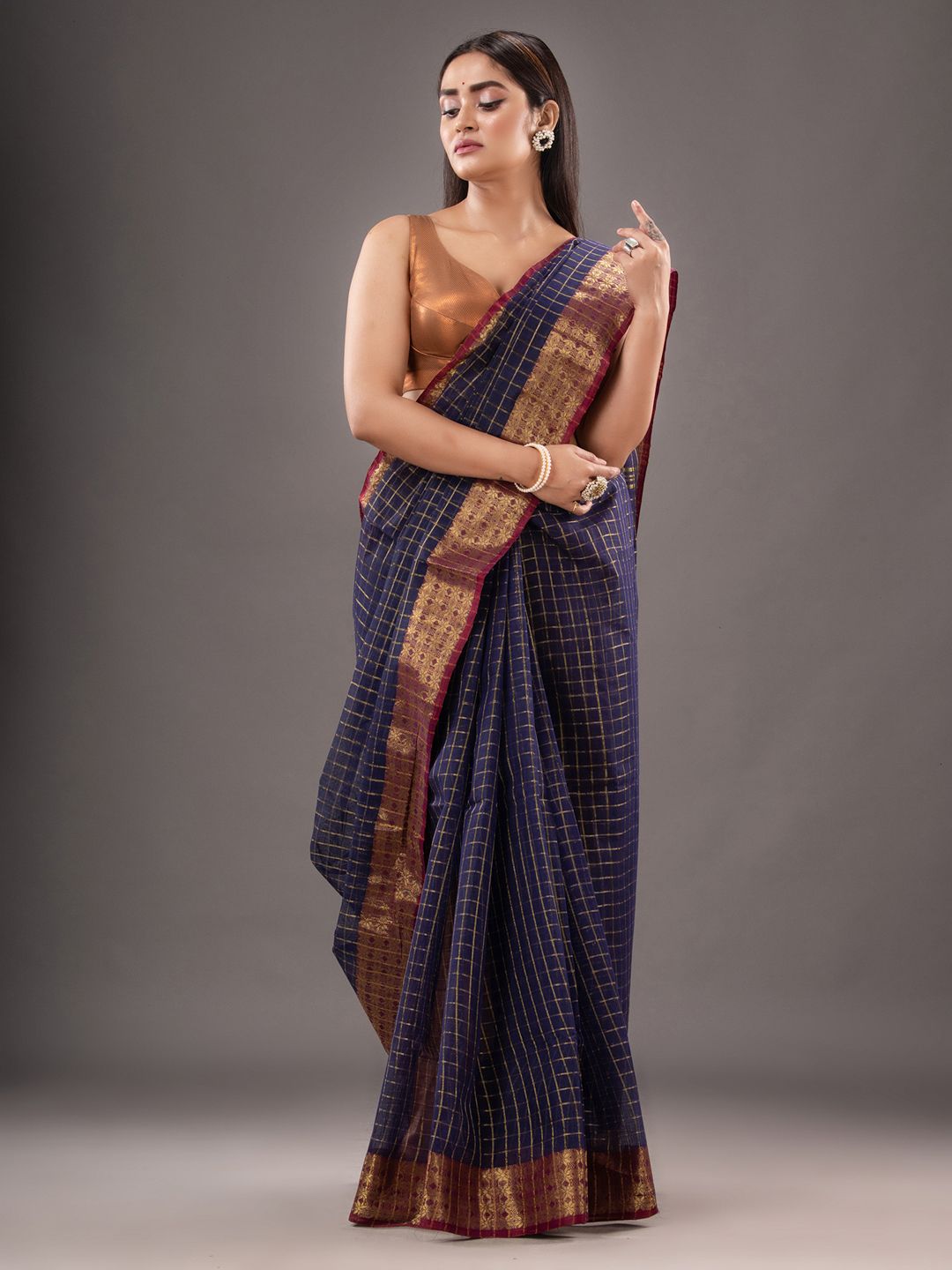 Pure Cotton Hand Woven Tant Saree