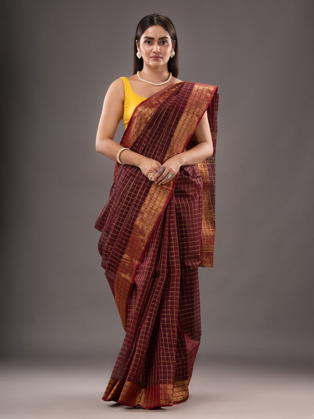 Pure Cotton Hand Woven Tant Saree