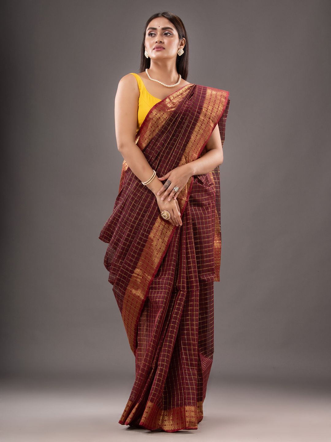 Pure Cotton Hand Woven Tant Saree