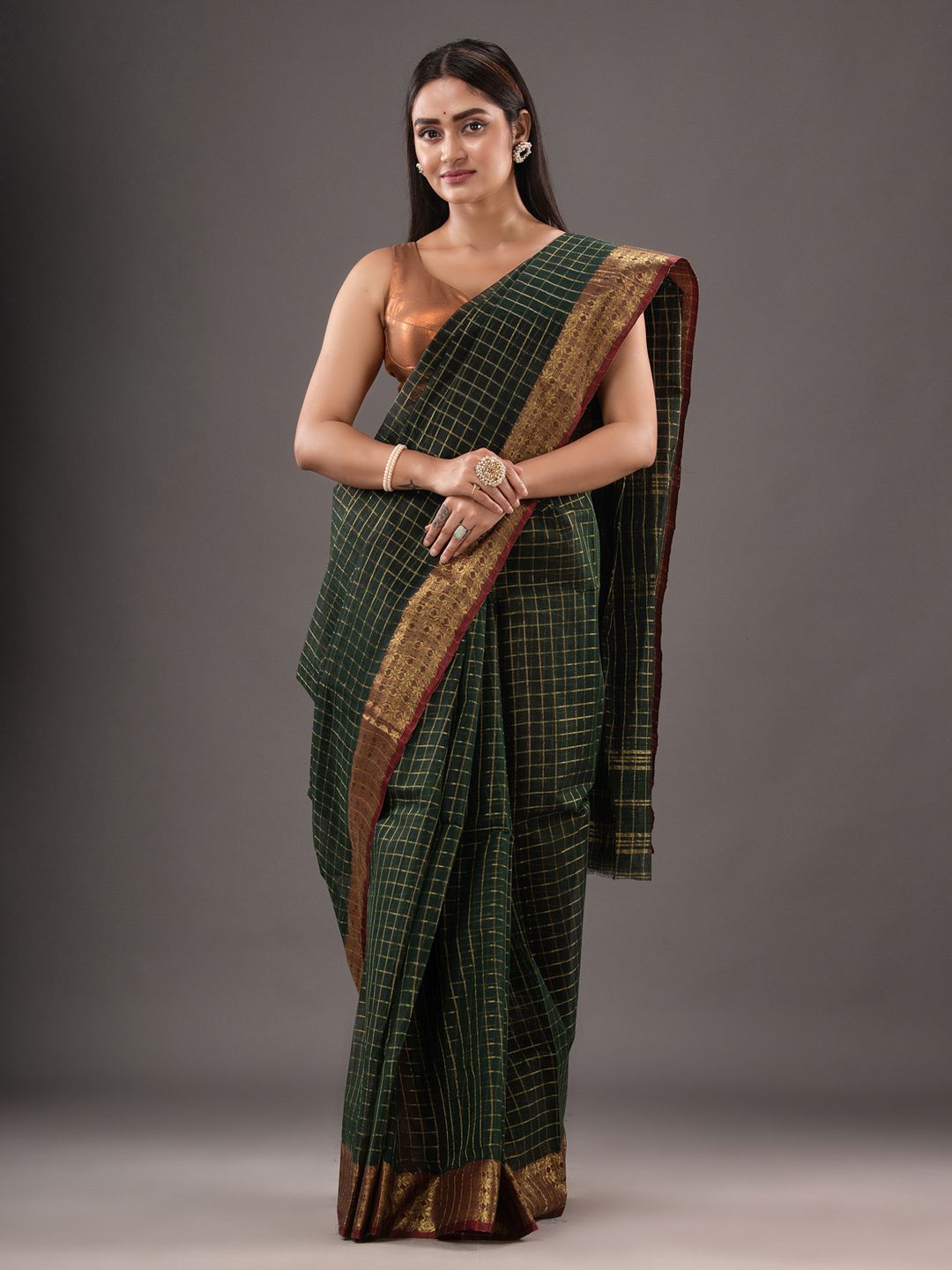 Pure Cotton Hand Woven Tant Saree