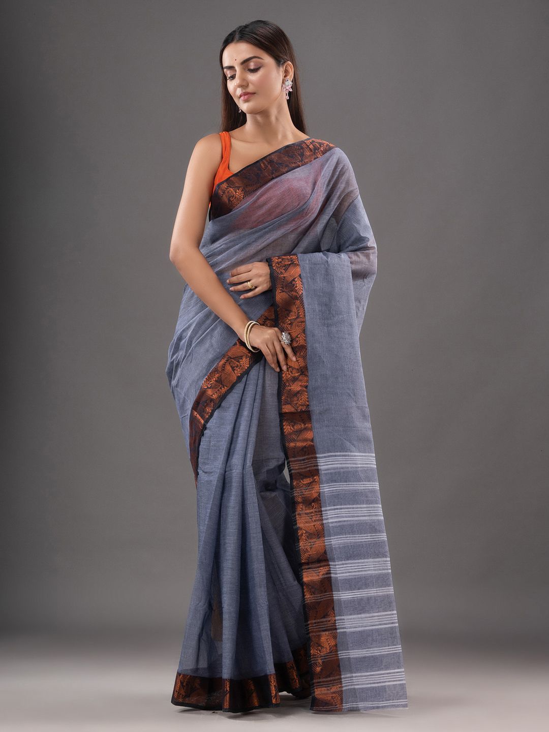 Pure Cotton Hand Woven Tant Saree