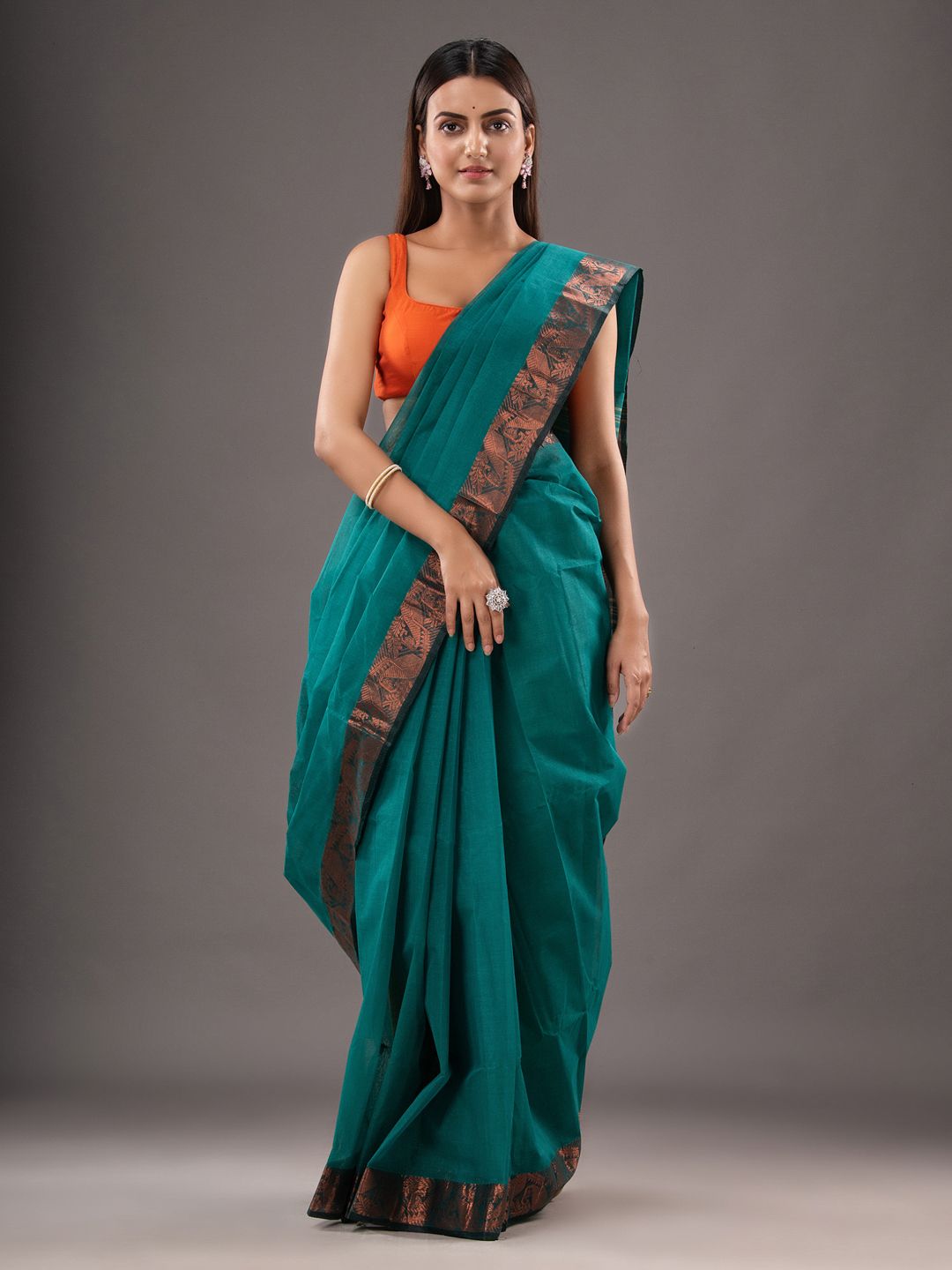 Pure Cotton Hand Woven Tant Saree