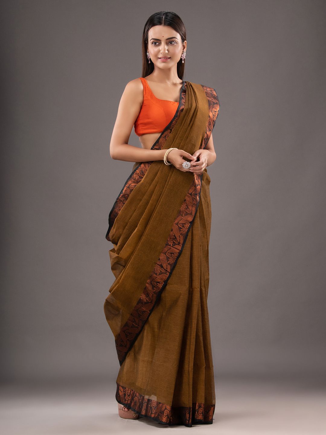 Pure Cotton Hand Woven Tant Saree