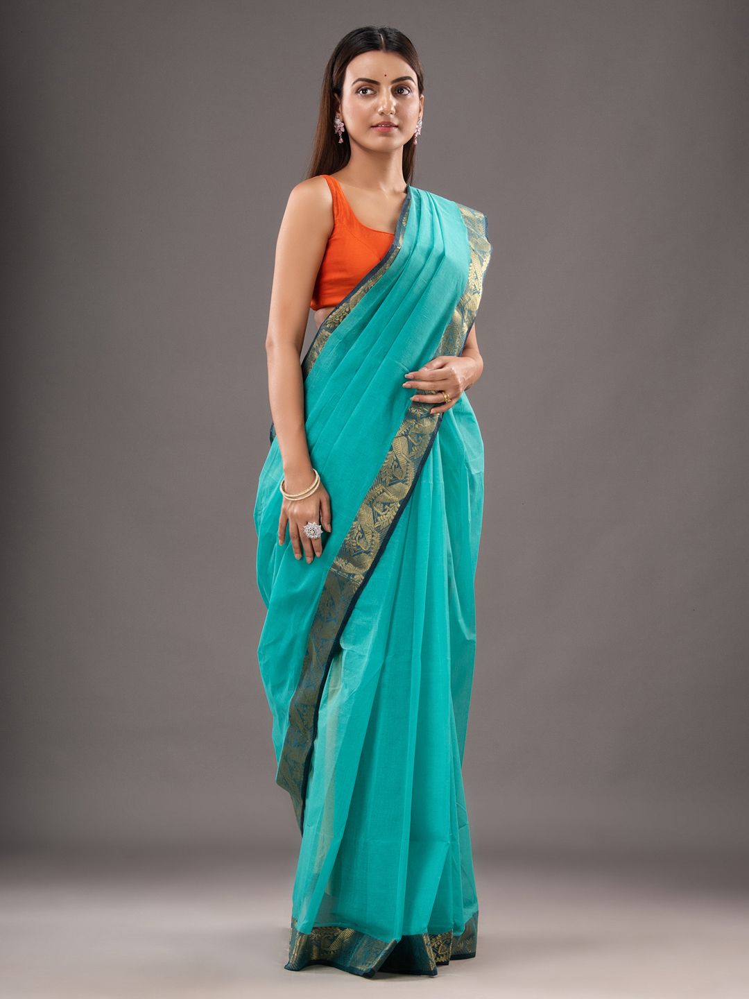 Pure Cotton Hand Woven Tant Saree