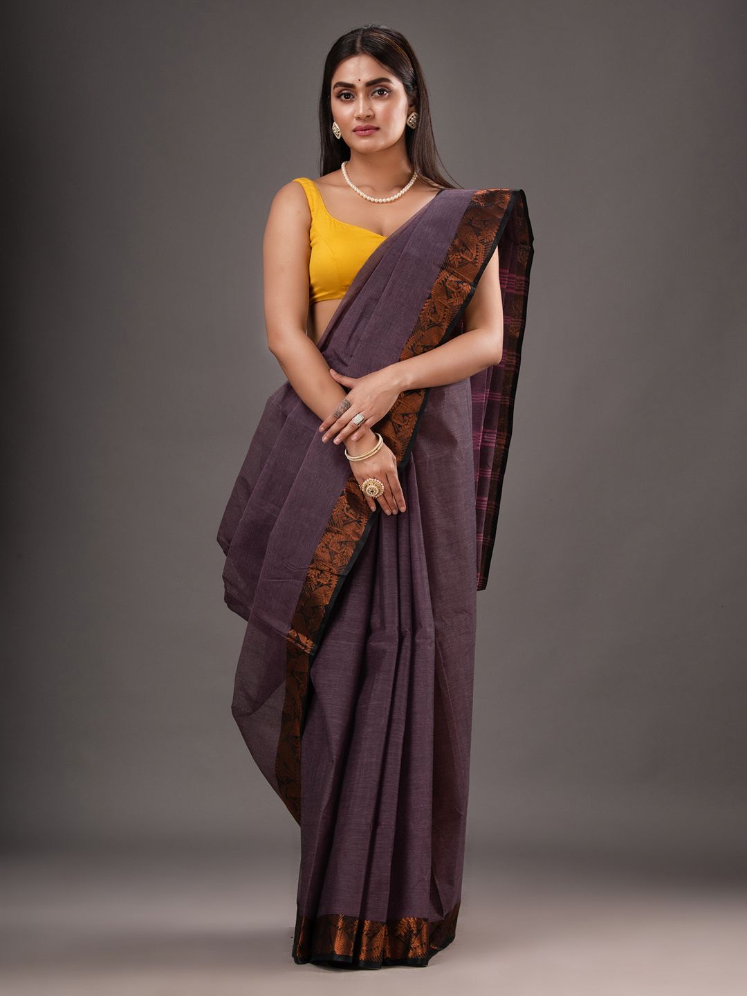 Pure Cotton Hand Woven Tant Saree