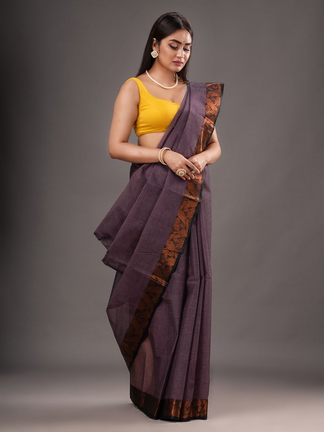 Pure Cotton Hand Woven Tant Saree