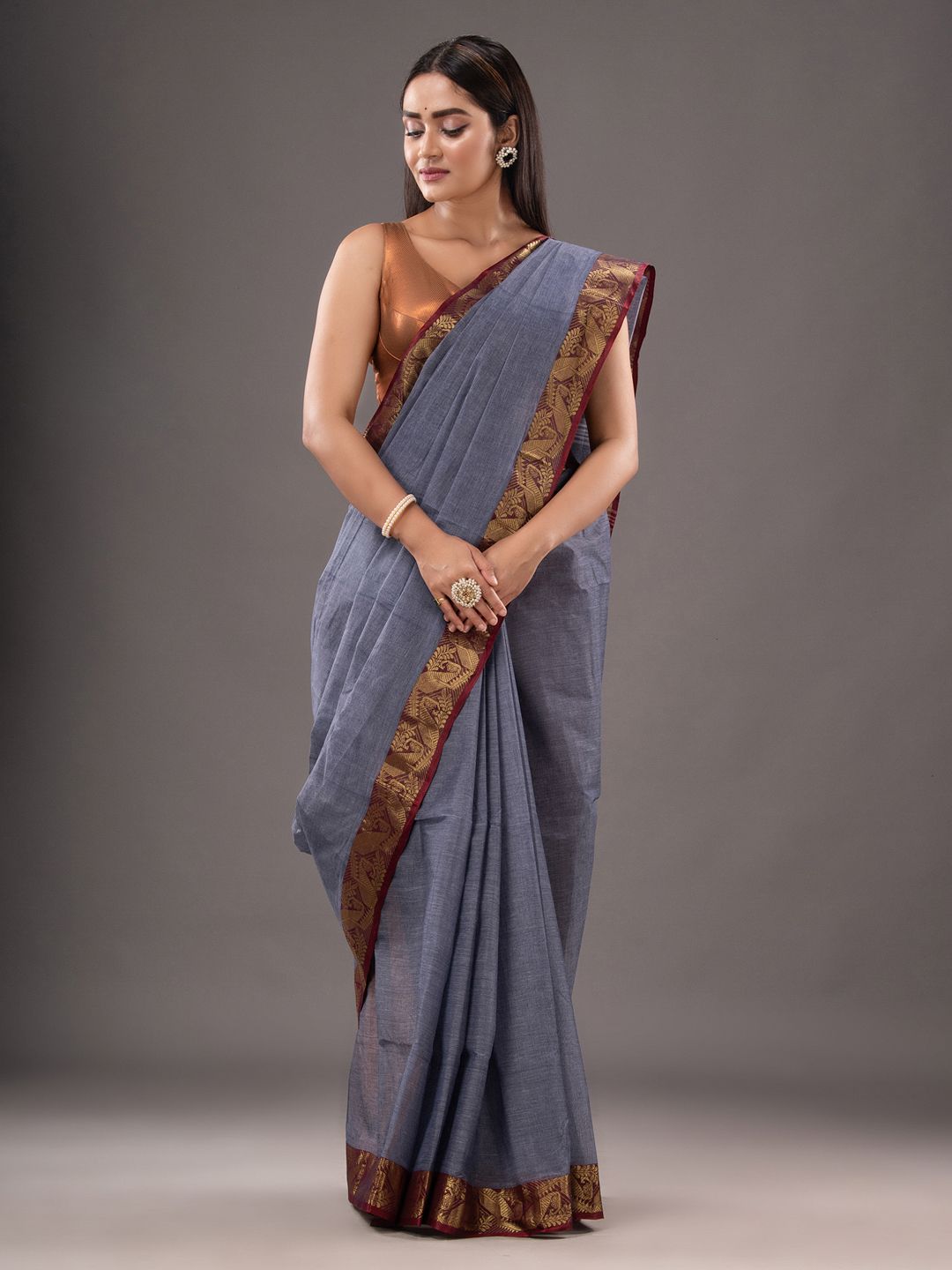 Pure Cotton Hand Woven Tant Saree