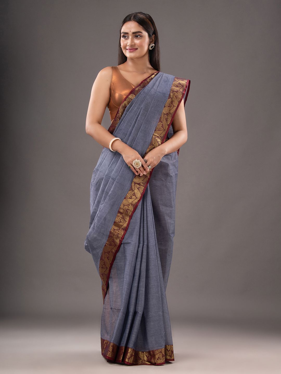 Pure Cotton Hand Woven Tant Saree