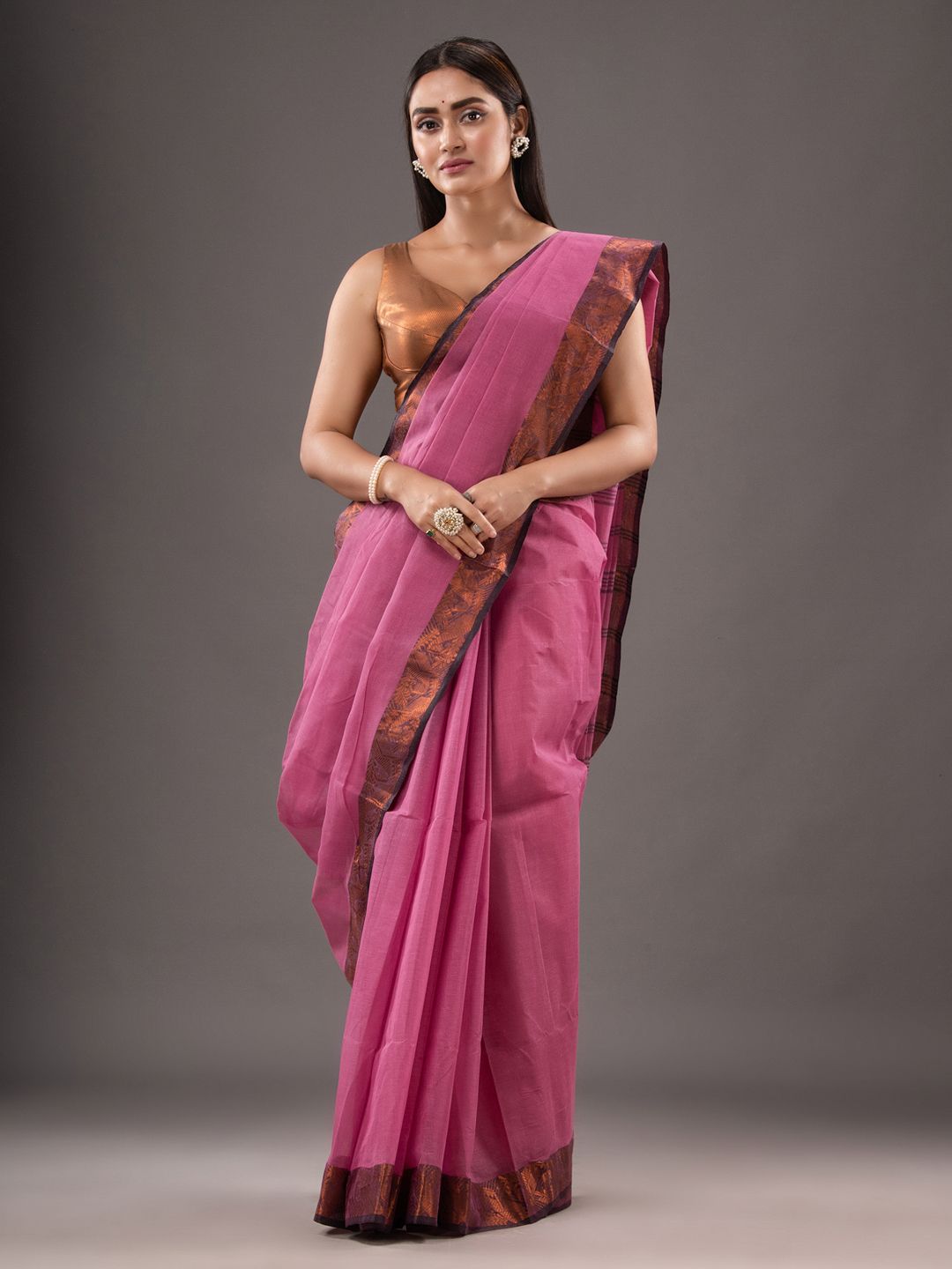 Pure Cotton Hand Woven Tant Saree