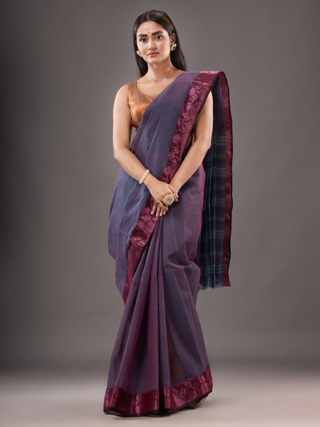 Pure Cotton Hand Woven Tant Saree