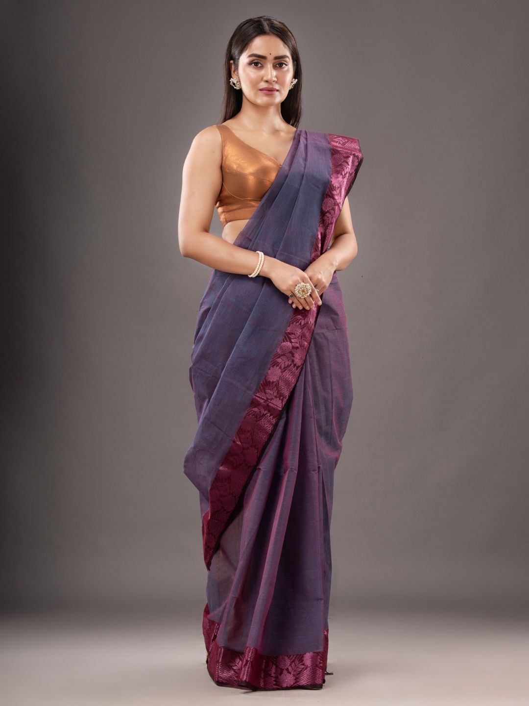 Pure Cotton Hand Woven Tant Saree