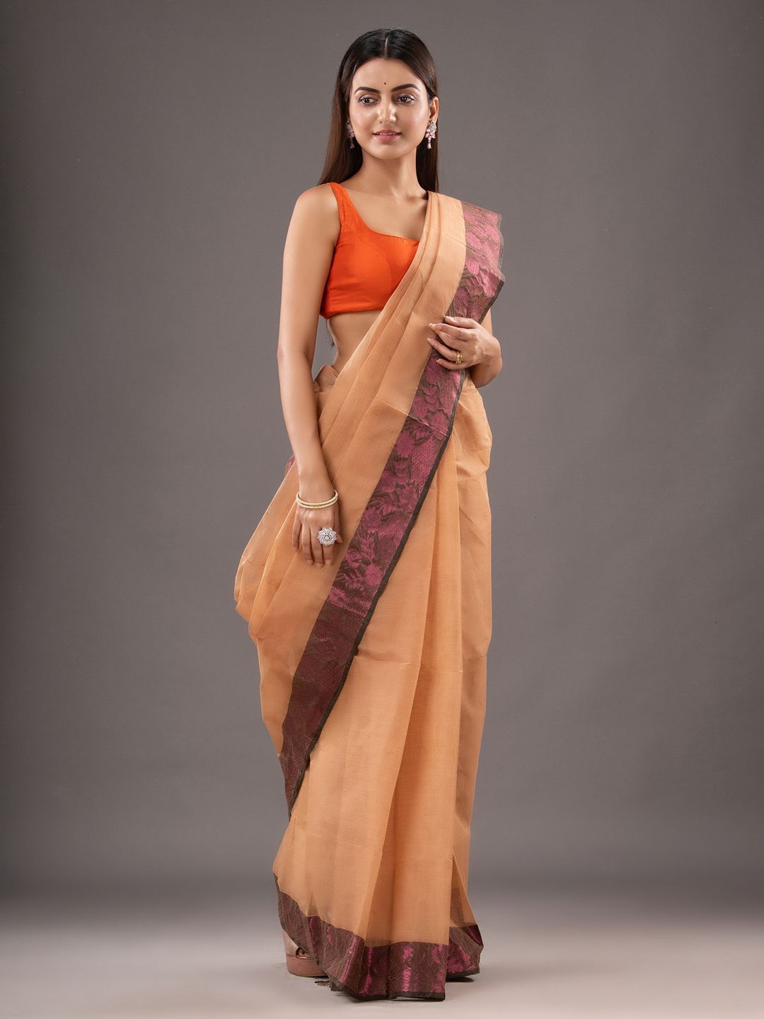 Pure Cotton Hand Woven Tant Saree