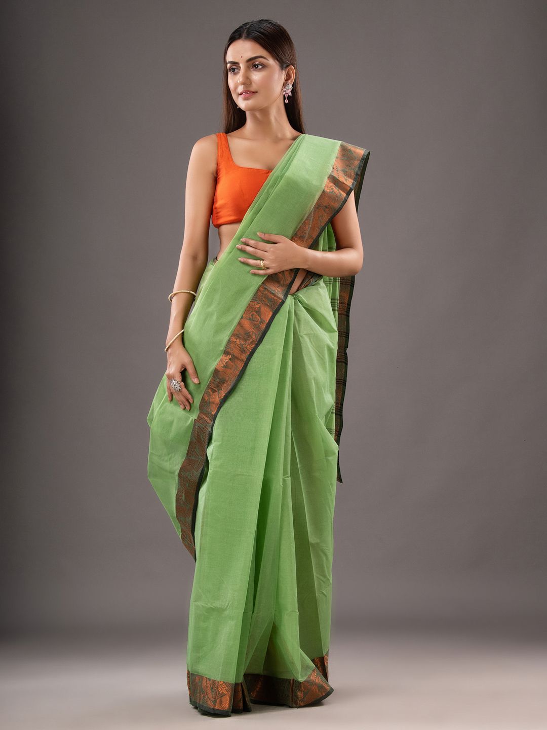 Pure Cotton Hand Woven Tant Saree