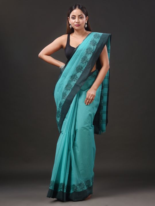 Pure Cotton Hand Woven Tant Saree