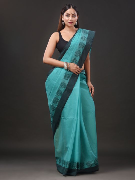 Pure Cotton Hand Woven Tant Saree