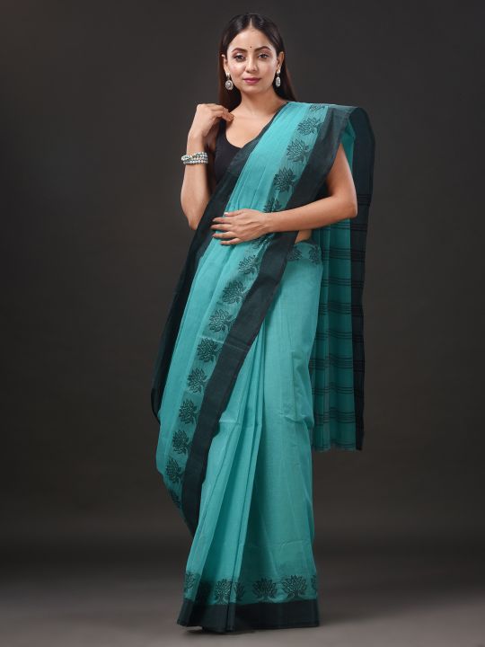 Pure Cotton Hand Woven Tant Saree