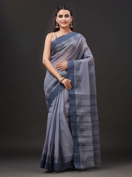 Pure Cotton Hand Woven Tant Saree