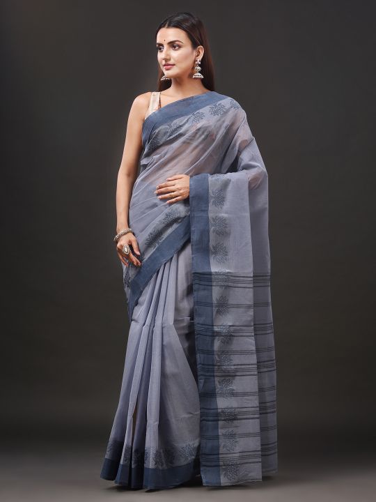 Pure Cotton Hand Woven Tant Saree